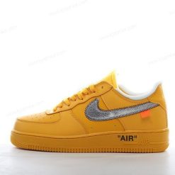 Nike Air Force 1 Low 07 Off-White ‘Sølvgult’ Sko DD1876-700