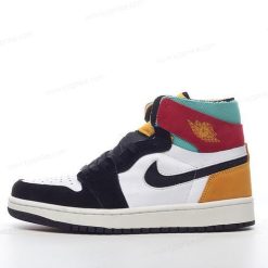 Nike Air Jordan 1 High Zoom Air CMFT ‘Svart Hvit Rød Oransje Grønn’ Sko CT0978-016