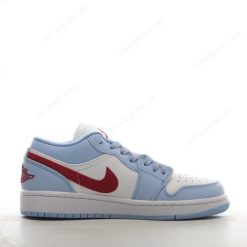 Nike Air Jordan 1 Low ‘Blå Grå Hvit Rød’ Sko DC0774-164