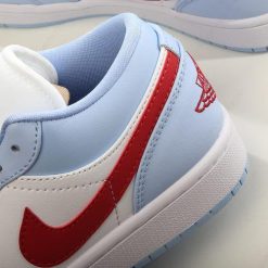 Nike Air Jordan 1 Low ‘Blå Grå Hvit Rød’ Sko DC0774-164