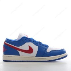 Nike Air Jordan 1 Low ‘Blå Rød Hvit’ Sko DC0774-416