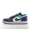 Nike Air Jordan 1 Low ‘Hvit Lilla Svart’ Sko 553558-154