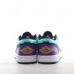 Nike Air Jordan 1 Low ‘Hvit Lilla Svart’ Sko 553558-154