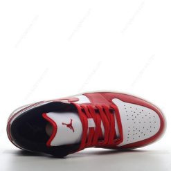 Nike Air Jordan 1 Low ‘Hvit Svart Rød’ Sko 553558-163