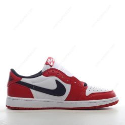 Nike Air Jordan 1 Low ‘Hvit Svart Rød’ Sko DC0774-160