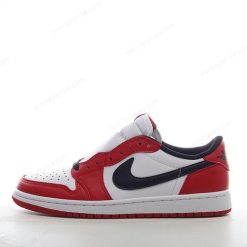 Nike Air Jordan 1 Low ‘Hvit Svart Rød’ Sko DC0774-160