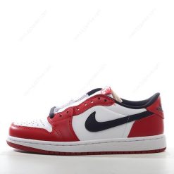 Nike Air Jordan 1 Low ‘Hvit Svart Rød’ Sko DM1206-163