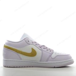 Nike Air Jordan 1 Low ‘Lilla Hvit Gul’ Sko DC0774-501