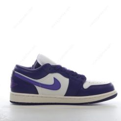 Nike Air Jordan 1 Low ‘Mørk Blå Hvit’ Sko DC0774-502