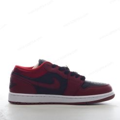 Nike Air Jordan 1 Low ‘Rød Svart Hvit’ Sko 553558-605