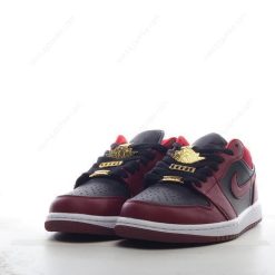 Nike Air Jordan 1 Low ‘Rød Svart Hvit’ Sko 553558-605