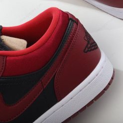 Nike Air Jordan 1 Low ‘Rød Svart Hvit’ Sko 553558-605