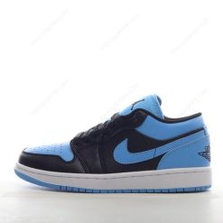 Nike Air Jordan 1 Low ‘Svart Blå Hvit’ Sko 553558-041