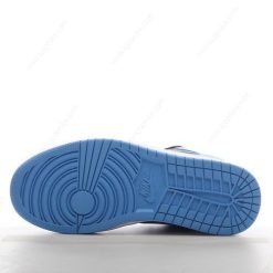 Nike Air Jordan 1 Low ‘Svart Blå Hvit’ Sko 553558-041