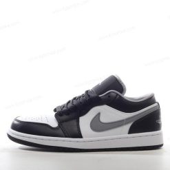 Nike Air Jordan 1 Low ‘Svart Grå Hvit’ Sko 553558-040