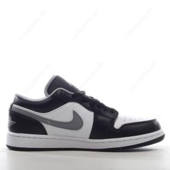 Nike Air Jordan 1 Low ‘Svart Grå Hvit’ Sko 553558-040
