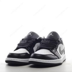 Nike Air Jordan 1 Low ‘Svart Grå Hvit’ Sko 553558-040