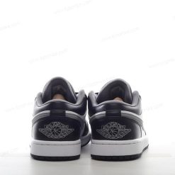 Nike Air Jordan 1 Low ‘Svart Grå Hvit’ Sko 553558-040