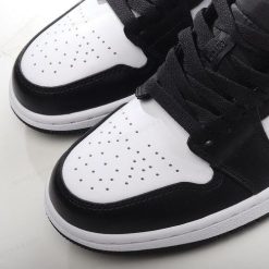 Nike Air Jordan 1 Low ‘Svart Grå Hvit’ Sko 553558-040