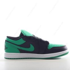 Nike Air Jordan 1 Low ‘Svart Grønn Hvit’ Sko 553560-065