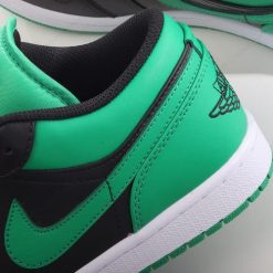 Nike Air Jordan 1 Low ‘Svart Grønn Hvit’ Sko 553560-065