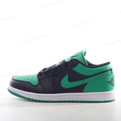 Nike Air Jordan 1 Low ‘Svart Grønn Hvit’ Sko 553560-065