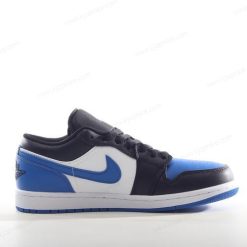 Nike Air Jordan 1 Low ‘Svart Hvit Kongeblå’ Sko 553558-140