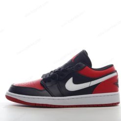 Nike Air Jordan 1 Low ‘Svart Hvit Rød’ Sko 553560-066