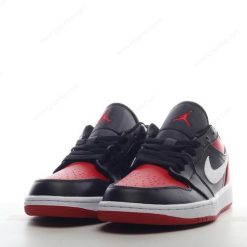 Nike Air Jordan 1 Low ‘Svart Hvit Rød’ Sko 553560-066