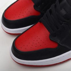 Nike Air Jordan 1 Low ‘Svart Hvit Rød’ Sko 553560-066