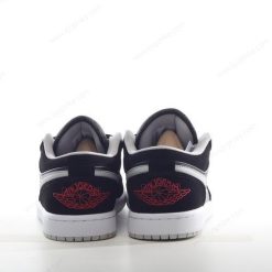 Nike Air Jordan 1 Low ‘Svart Rød Grå Hvit’ Sko 553558-032