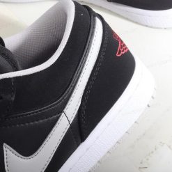 Nike Air Jordan 1 Low ‘Svart Rød Grå Hvit’ Sko 553558-032