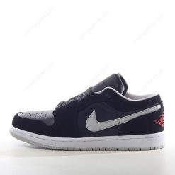 Nike Air Jordan 1 Low ‘Svart Rød Grå Hvit’ Sko 553558-032