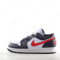 Nike Air Jordan 1 Low ‘Svart Rød Hvit’ Sko DC0774-004