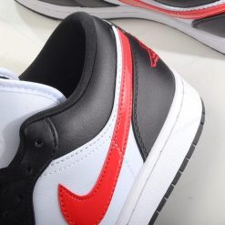 Nike Air Jordan 1 Low ‘Svart Rød Hvit’ Sko DC0774-004