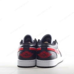 Nike Air Jordan 1 Low ‘Svart Rød Hvit’ Sko DC0774-004