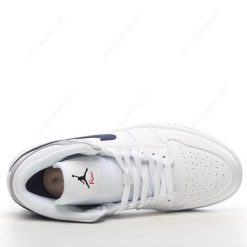 Nike Air Jordan 1 Mid ‘Grå Hvit Svart’ Sko DR8038-100