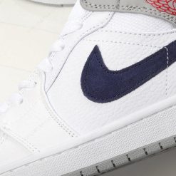 Nike Air Jordan 1 Mid ‘Grå Hvit Svart’ Sko DR8038-100