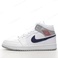 Nike Air Jordan 1 Mid ‘Grå Hvit Svart’ Sko DR8038-100