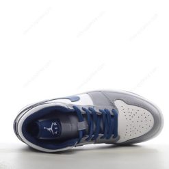 Nike Air Jordan 1 Mid ‘Grått Hvitt Blått’ Sko DQ8423-014