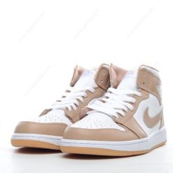 Nike Air Jordan 1 Mid ‘Gul Hvit’ Sko 554724-271