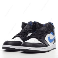 Nike Air Jordan 1 Mid ‘Hvit Blå Svart’ Sko 554725-140