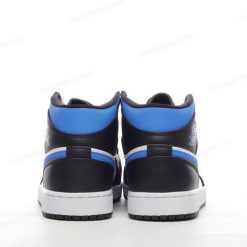 Nike Air Jordan 1 Mid ‘Hvit Blå Svart’ Sko 554725-140
