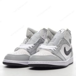 Nike Air Jordan 1 Mid ‘Hvit Grå’ Sko BQ6472-015