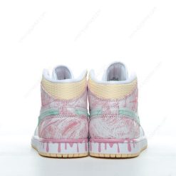 Nike Air Jordan 1 Mid ‘Hvit Grønn Rosa’ Sko DD1666-100