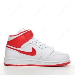 Nike Air Jordan 1 Mid ‘Hvit Rød’ Sko DR6497-116