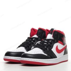 Nike Air Jordan 1 Mid ‘Hvit Svart’ Sko 554724-122