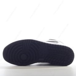Nike Air Jordan 1 Mid ‘Hvit Svart’ Sko 554725-113