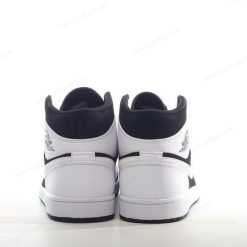 Nike Air Jordan 1 Mid ‘Hvit Svart’ Sko 554725-113