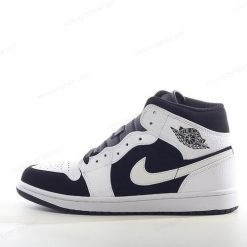 Nike Air Jordan 1 Mid ‘Hvit Svart’ Sko 554725-113